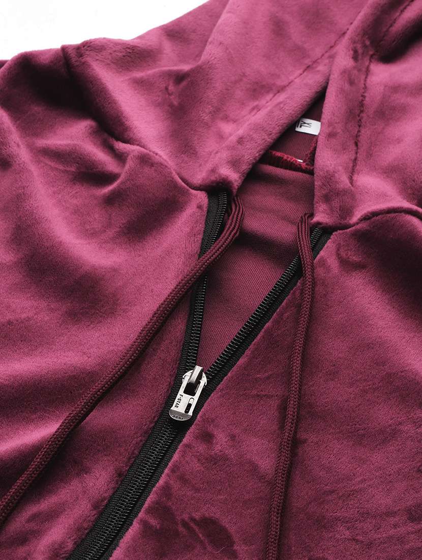 women hoodie and track pant co-ord set - 21728099 -  Standard Image - 4