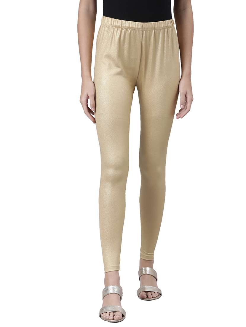 women mid rise solid legging