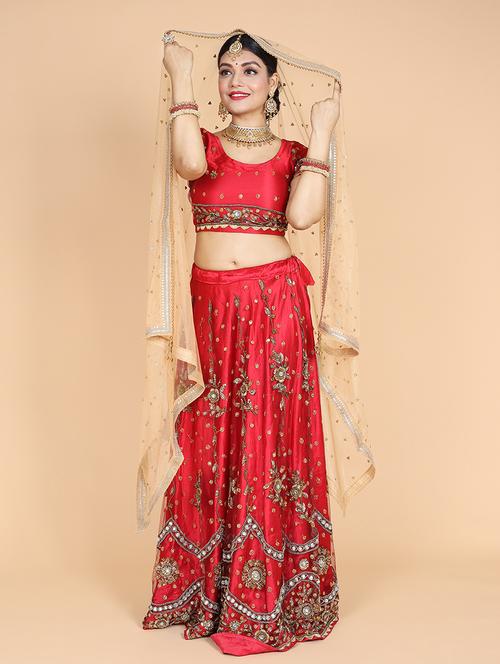 women gold sequin work dupatta - 21728415 -  Standard Image - 0