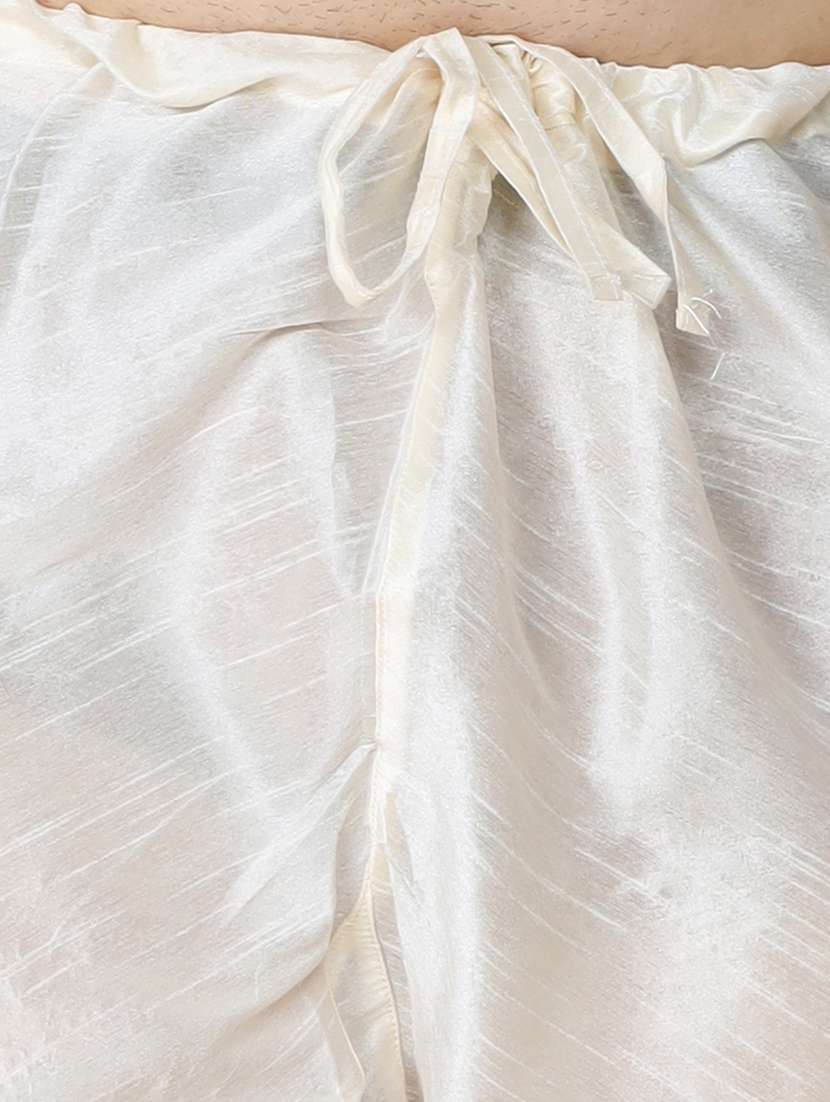 men mandarin neck printed kurta churidar set - 21728550 -  Standard Image - 4