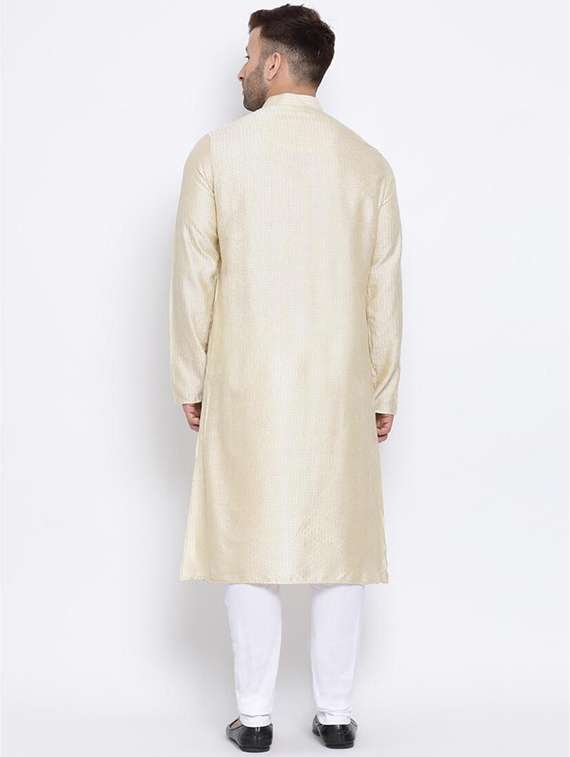men solid long sleeve kurta  - 21728914 -  Standard Image - 1