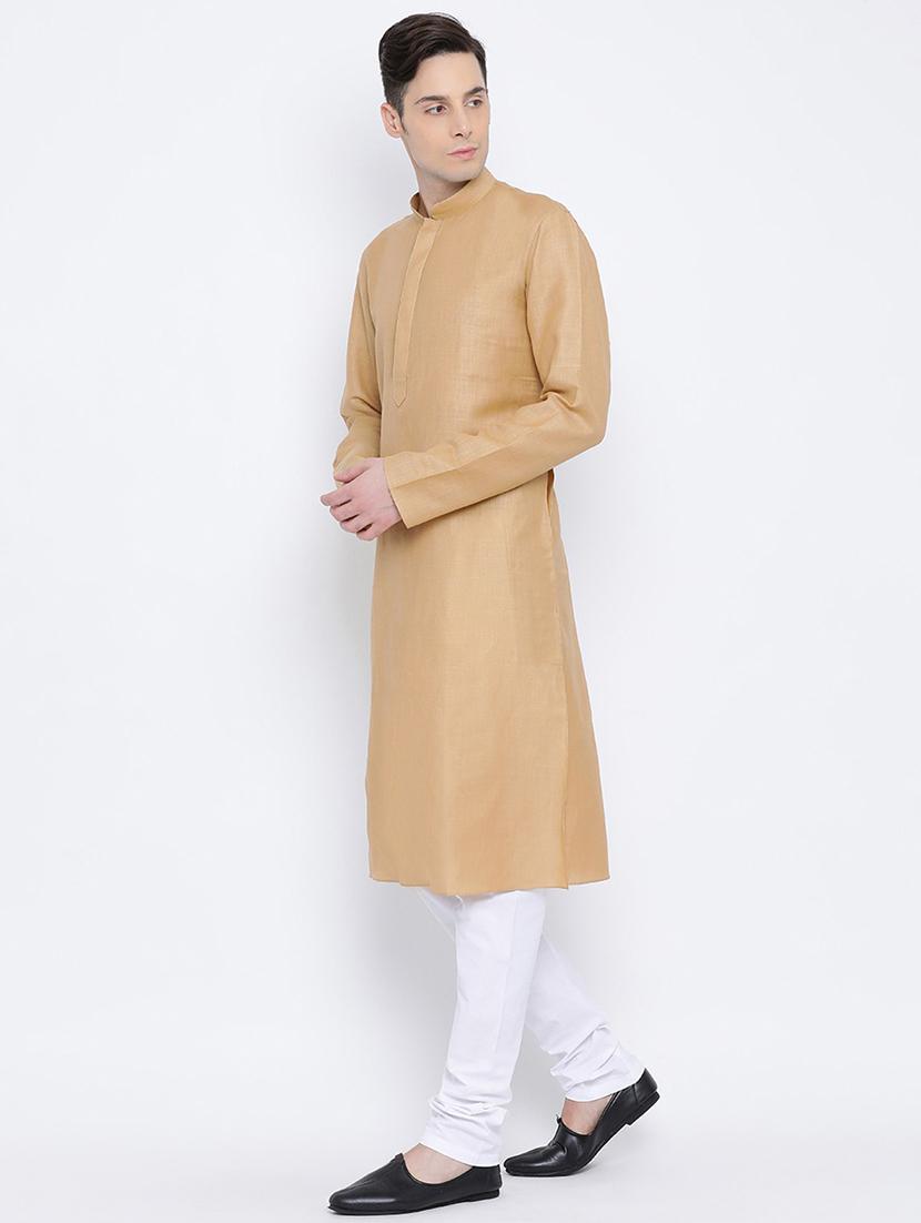 men solid mandarin neck kurta  - 21728938 -  Standard Image - 1