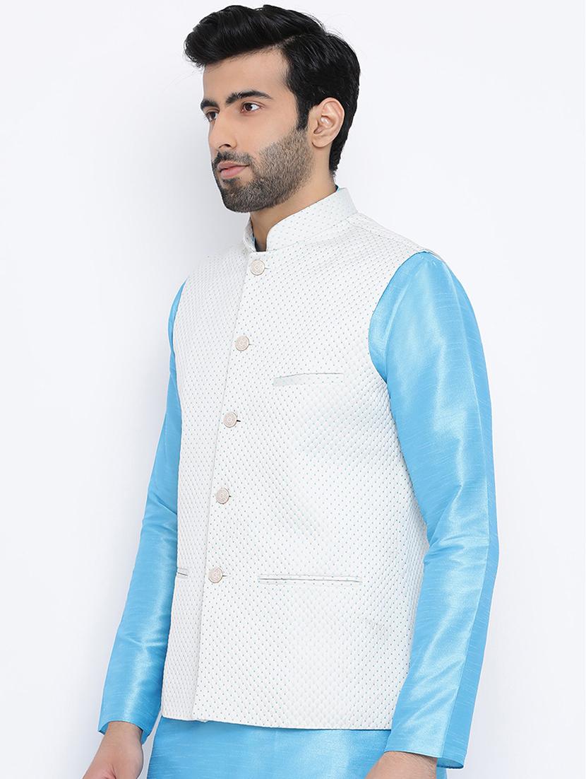 men self design nehru jacket - 21729118 - Standard Image - 1