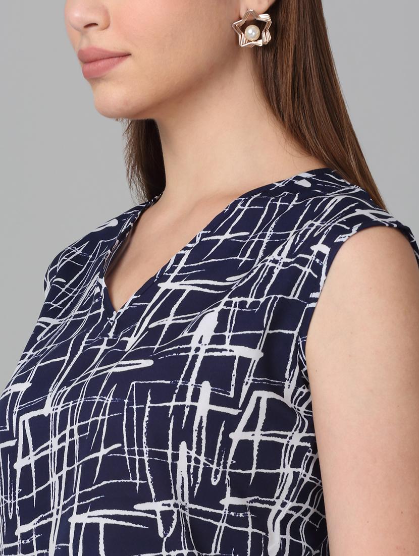 women printed sleeveless top - 21729139 - Standard Image - 4