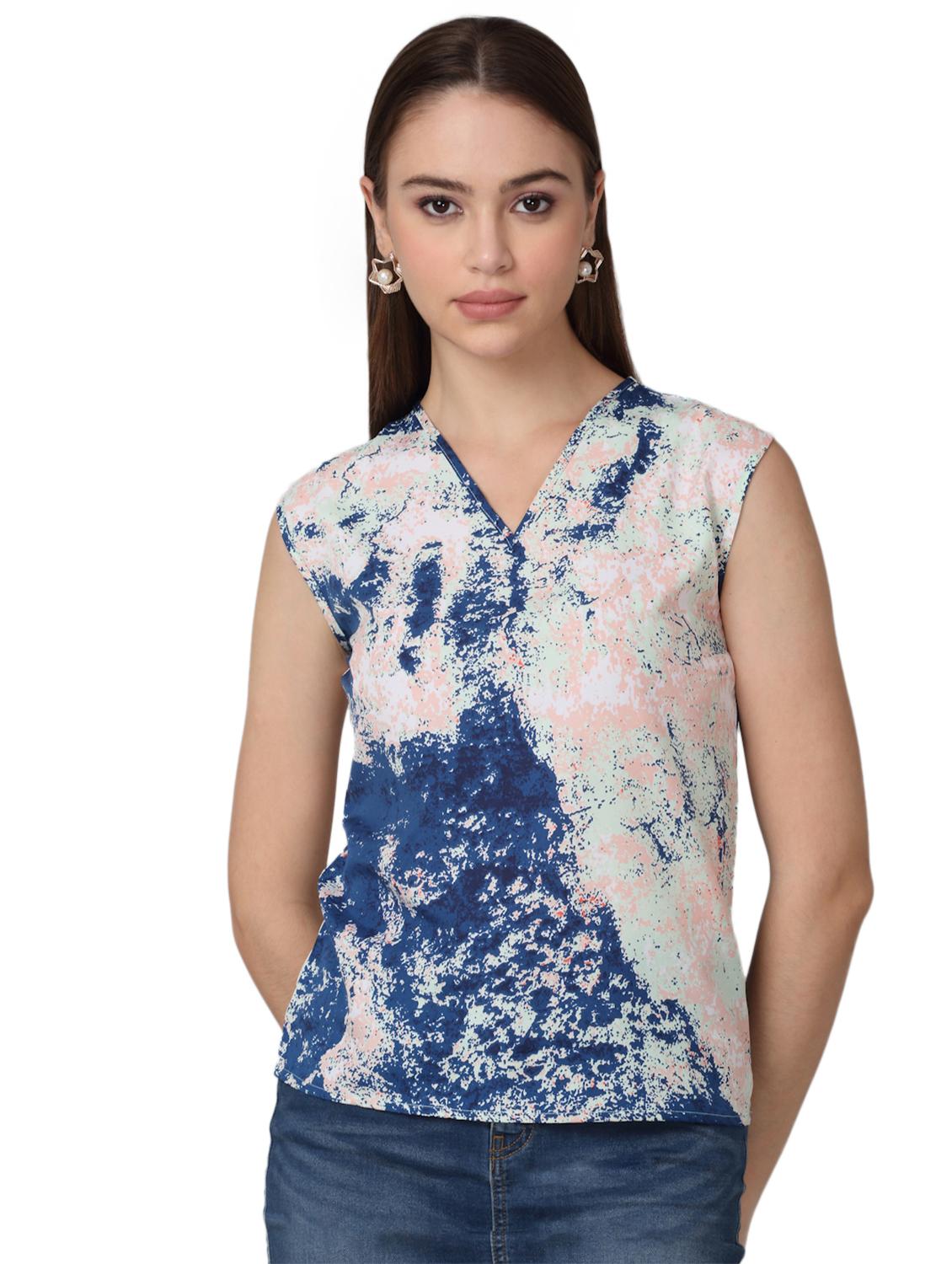 women printed sleeveless top - 21729140 -  Zoom Image - 0
