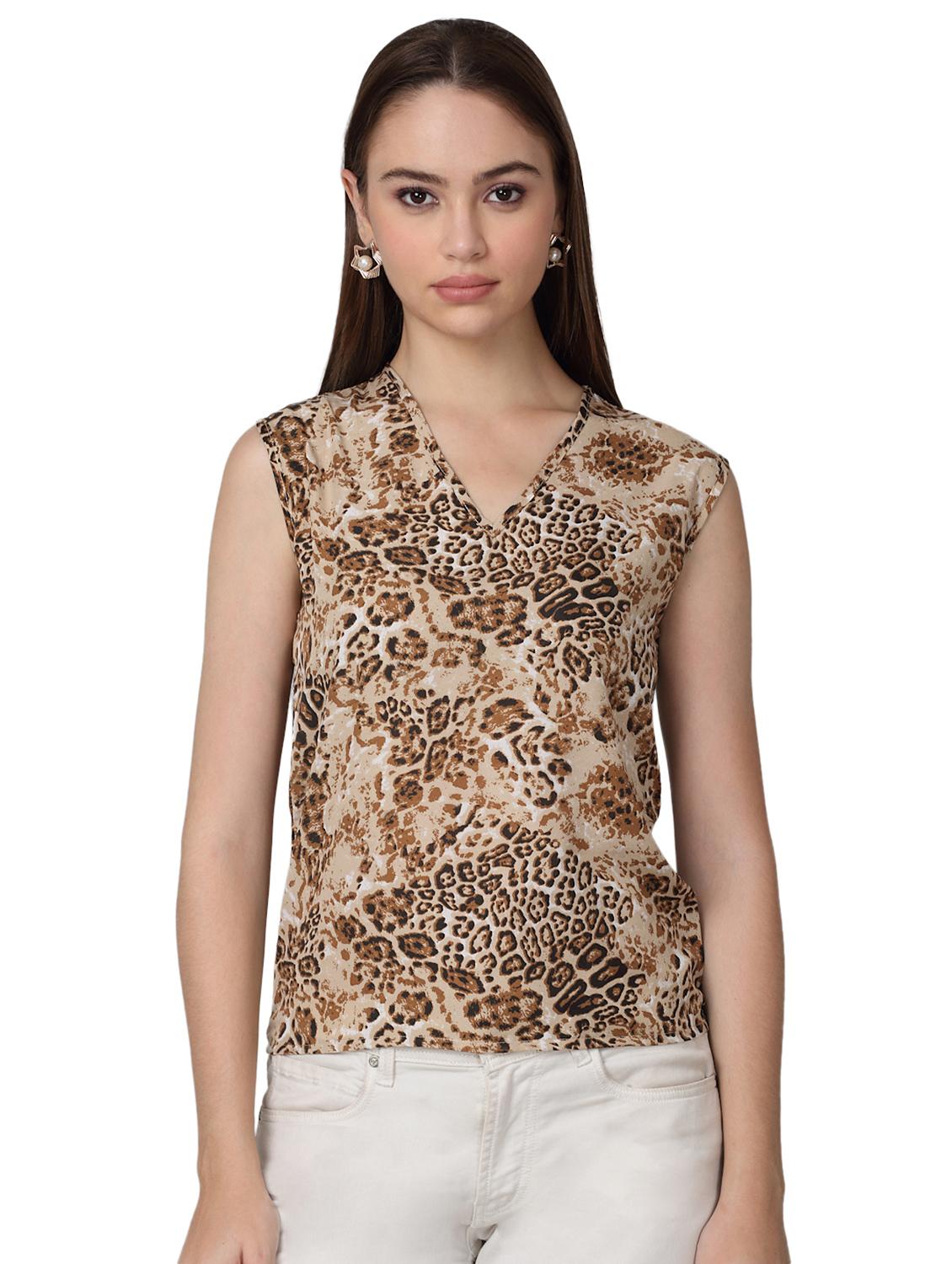 women printed sleeveless top - 21729141 - Zoom Image - 0