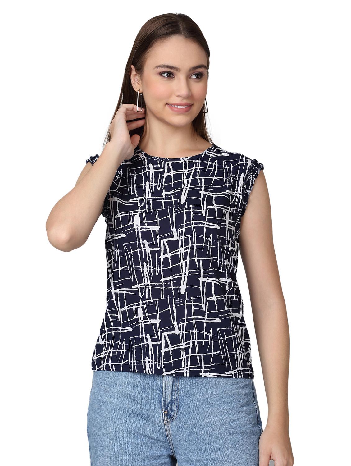 women printed sleeveless top - 21729148 - Zoom Image - 0