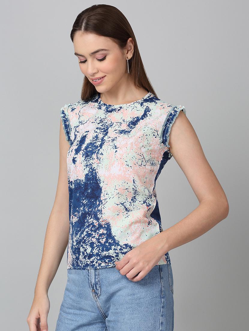 women printed sleeveless top - 21729149 -  Standard Image - 1