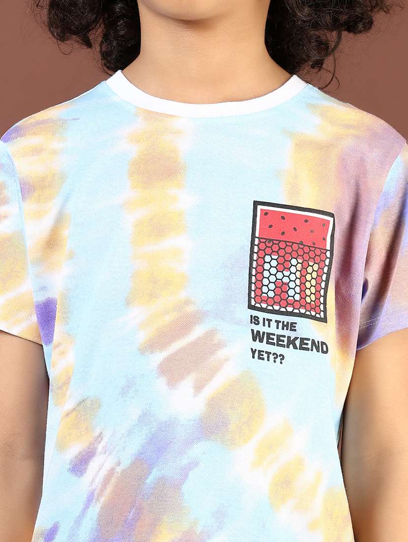 boys printed short sleeve regular fit t-shirt - 21729240 -  Standard Image - 4