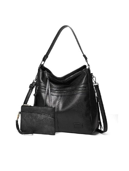 women solid pu leather handbag - 21729590 -  Standard Image - 0