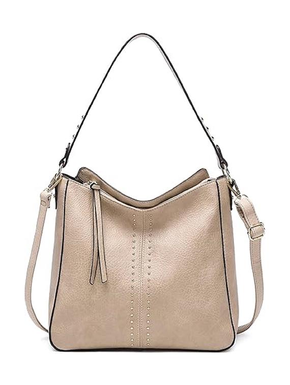 women solid pu leather handbag - 21729595 -  Zoom Image - 0