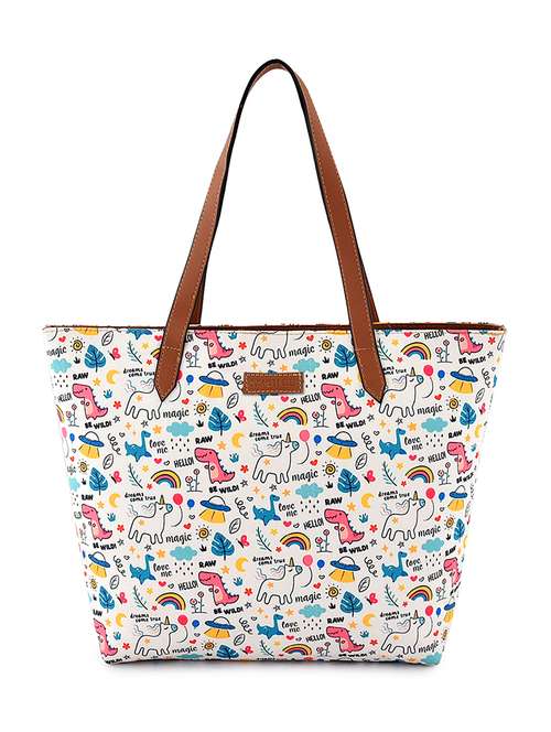 women canvas printed tote bag - 21729604 -  Standard Image - 0