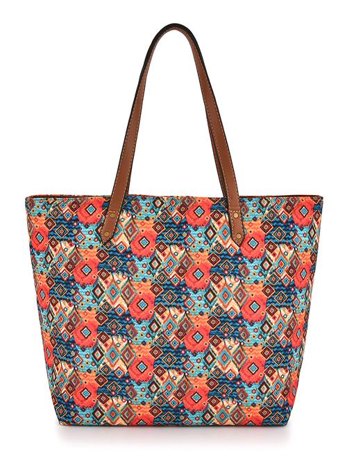women canvas printed tote bag - 21729608 - Standard Image - 0