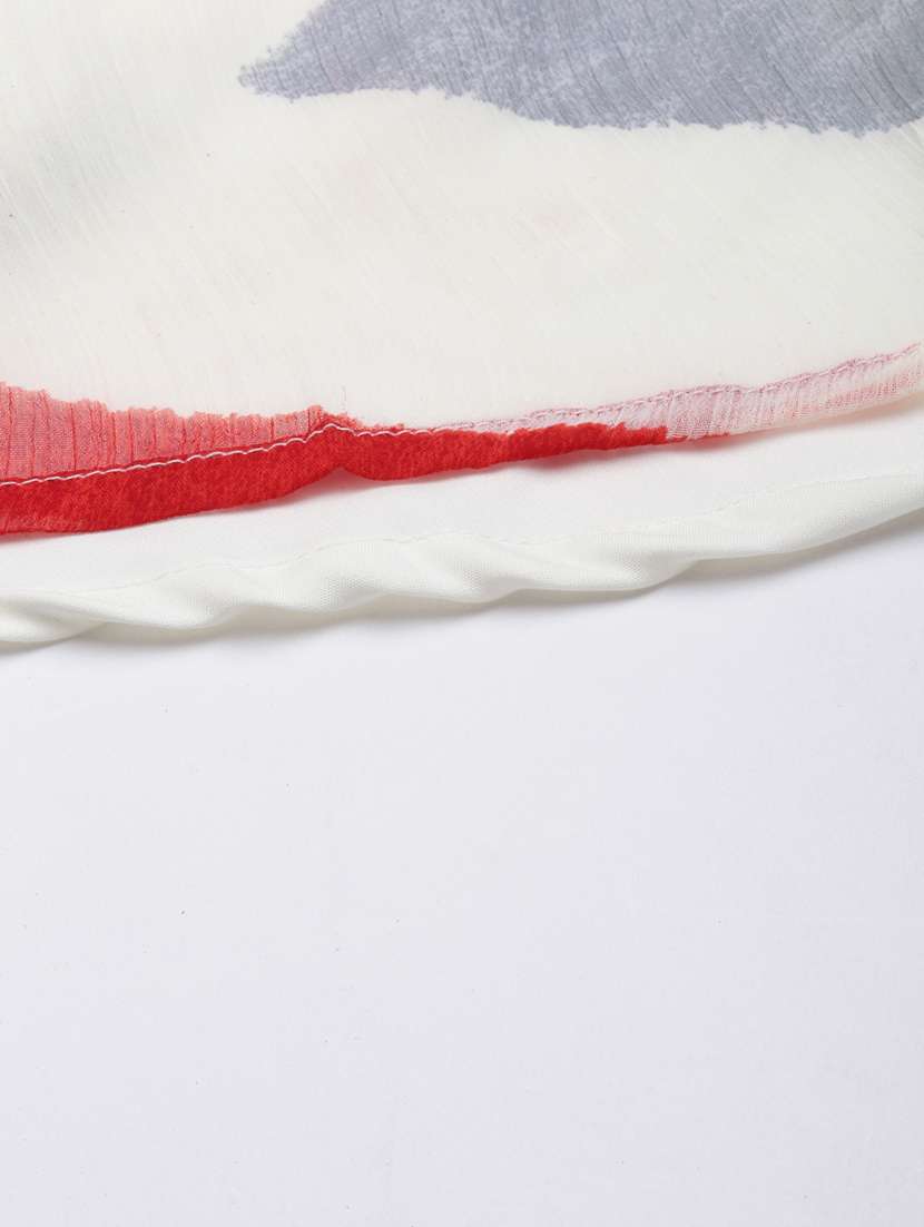 women printed shoulder strap tiered dress - 21729726 -  Standard Image - 6