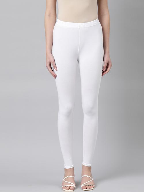 women solid mid rise legging - 21729817 - Standard Image - 0