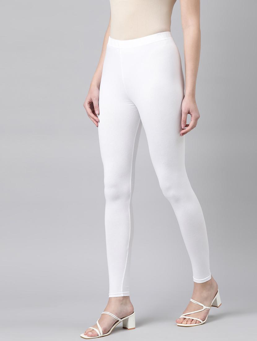 women solid mid rise legging - 21729817 - Standard Image - 1