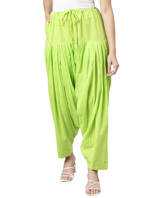 women green solid patiyala salwar - 21729833 -  Standard Image - 0
