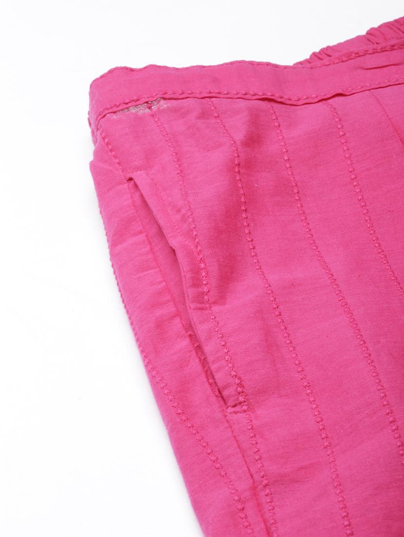women solid mid rise tapered pant - 21729845 - Standard Image - 6