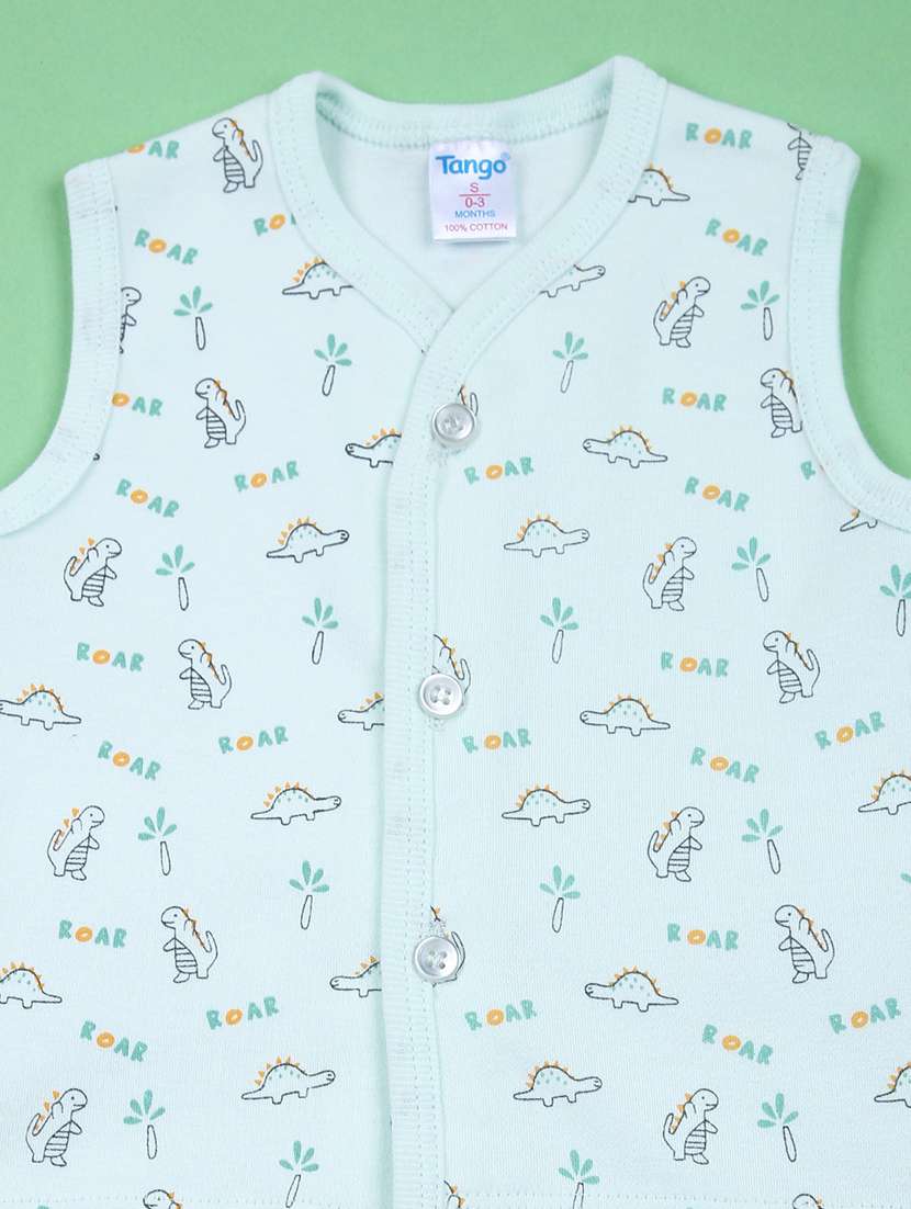 Kids Pack Of 3 Printed Sleeveless T-shirt - 21729980 -  Standard Image - 4
