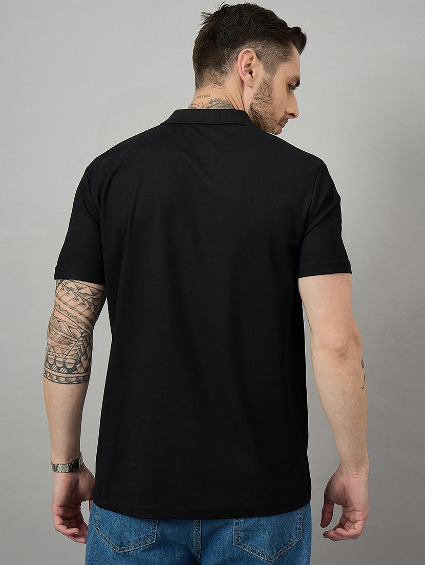 men short sleeves color block polo t-shirt - 21730088 -  Standard Image - 1