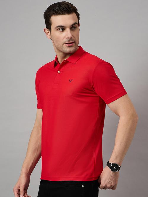 men slim fit plain polo t-shirt - 21730116 -  Standard Image - 0