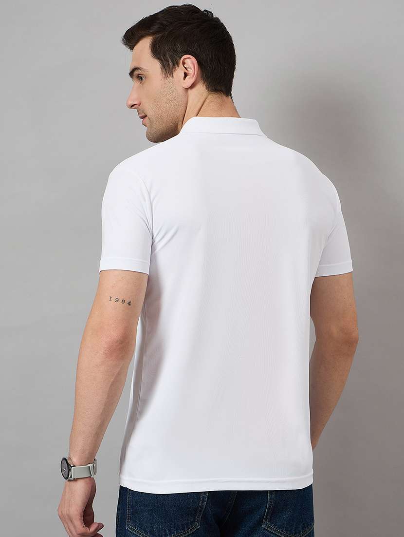 men slim fit plain polo t-shirt - 21730119 -  Standard Image - 1