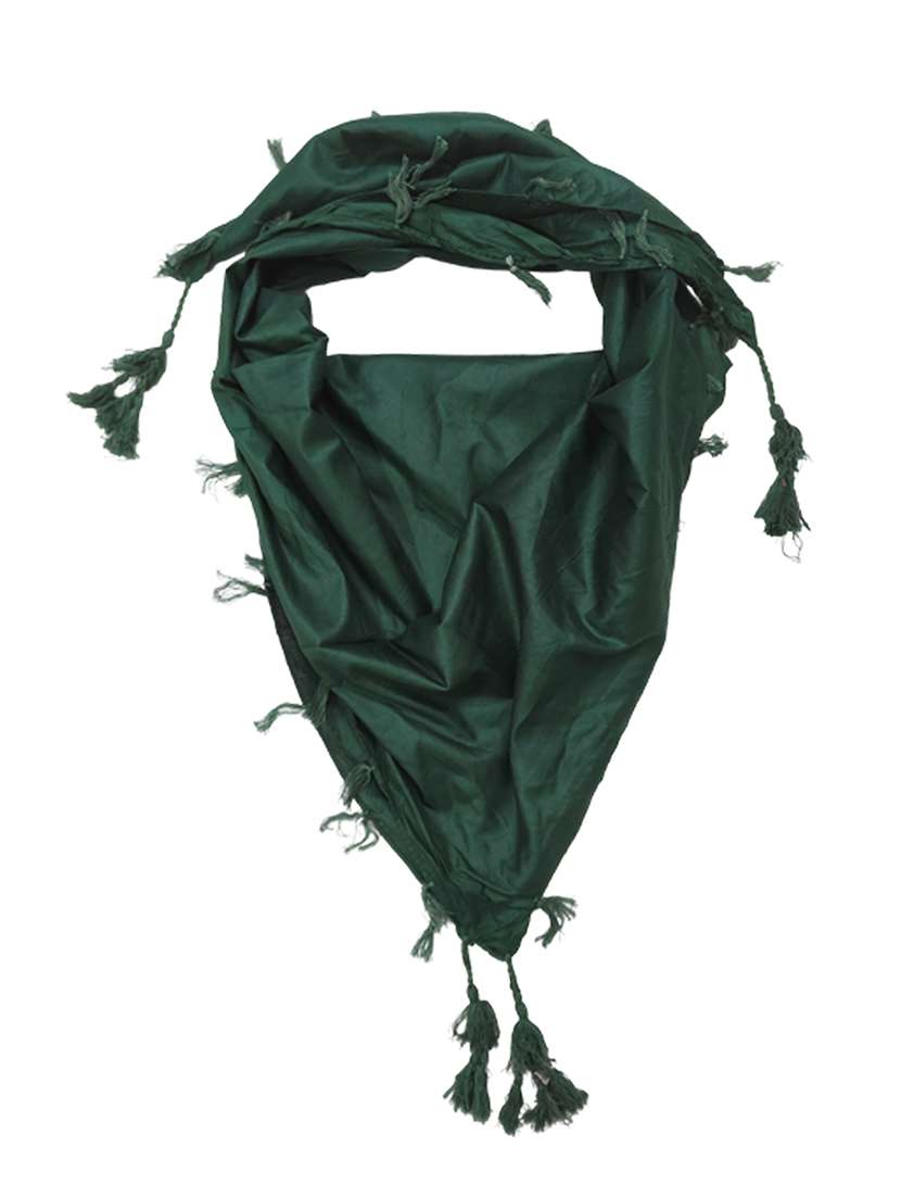 women plain tassel detailed scarf - 21730134 -  Standard Image - 1