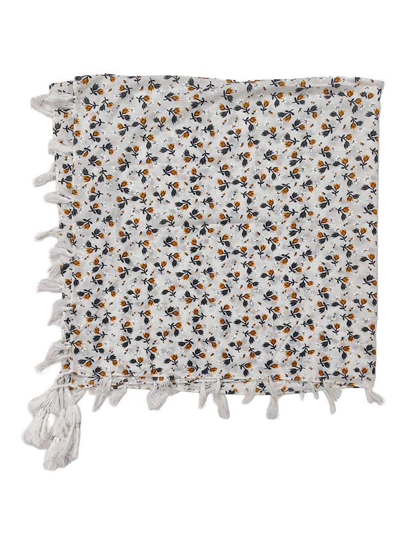 women pack of 2 printed tassel detailed scarves - 21730145 - Standard Image - 4