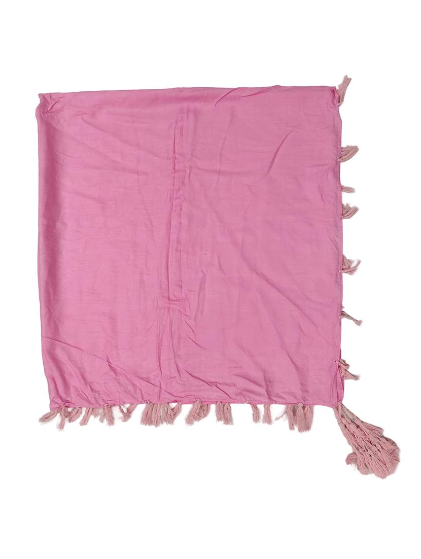 women pack of 4 plain tassel detailed scarves - 21730146 - Standard Image - 4