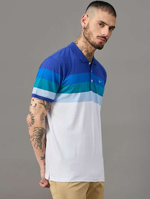 men regular fit striped polo t-shirt - 21730187 -  Standard Image - 0