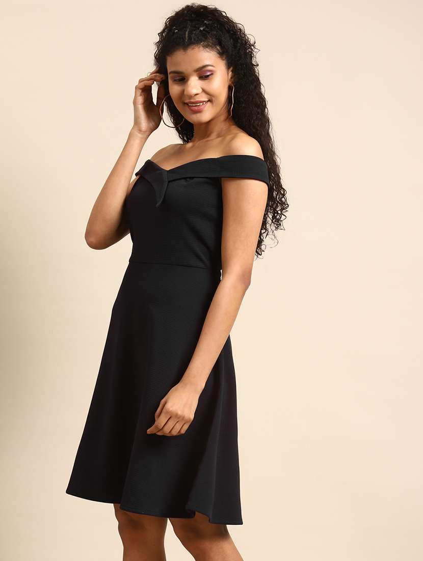 women solid a-line dress - 21730307 -  Standard Image - 1