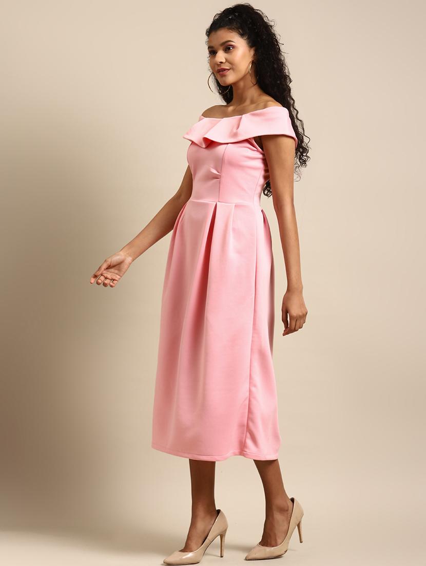 women solid a-line dress - 21730311 -  Standard Image - 1