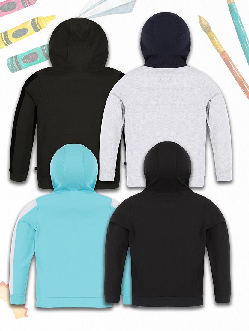 boys pack of 4 printed long sleeve t-shirt - 21730370 - Standard Image - 1