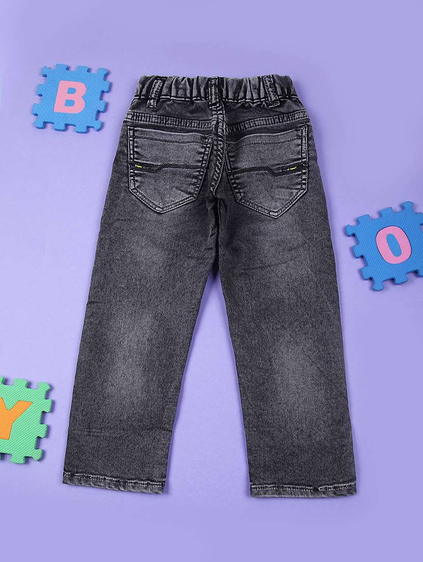 boys solid mid rise relaxed fit jean - 21730473 -  Standard Image - 1