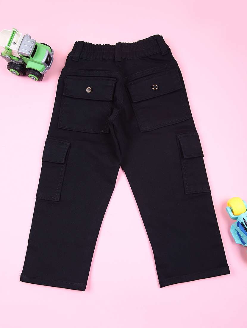 boys solid mid rise relaxed fit jean - 21730475 - Standard Image - 1