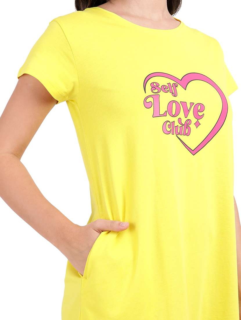 women printed round neck sleepshirt - 21730659 -  Standard Image - 6