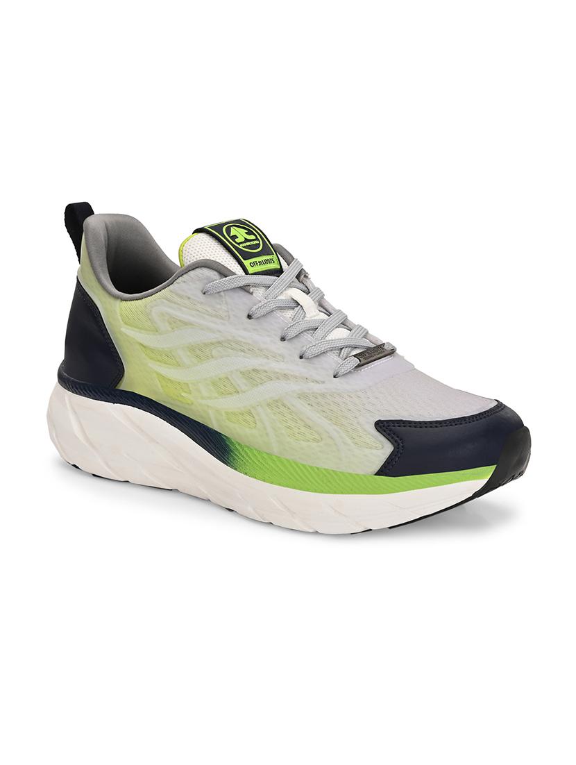men color blocked lace up sport shoe - 21730714 -  Standard Image - 1