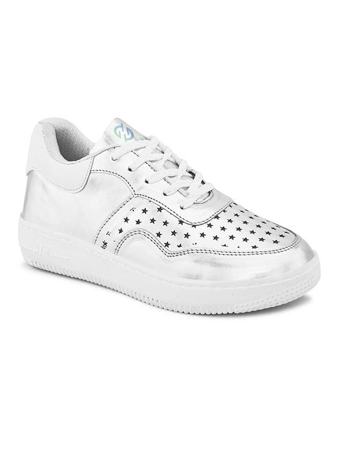 women white lace-up casual shoes - 21730830 -  Standard Image - 0