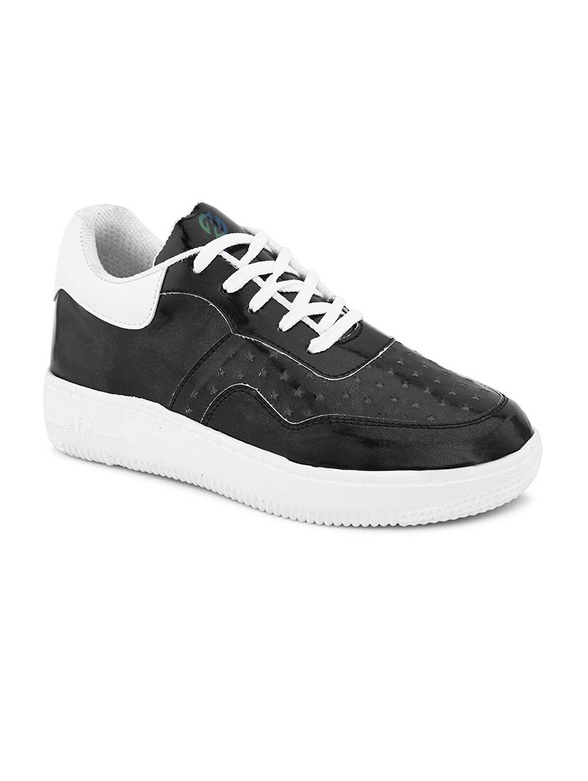 women black lace-up casual shoes - 21730834 - Zoom Image - 0