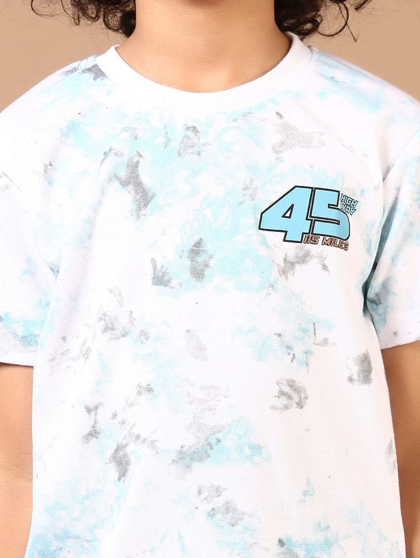 boys printed casual wear shorts set - 21730838 - Standard Image - 4