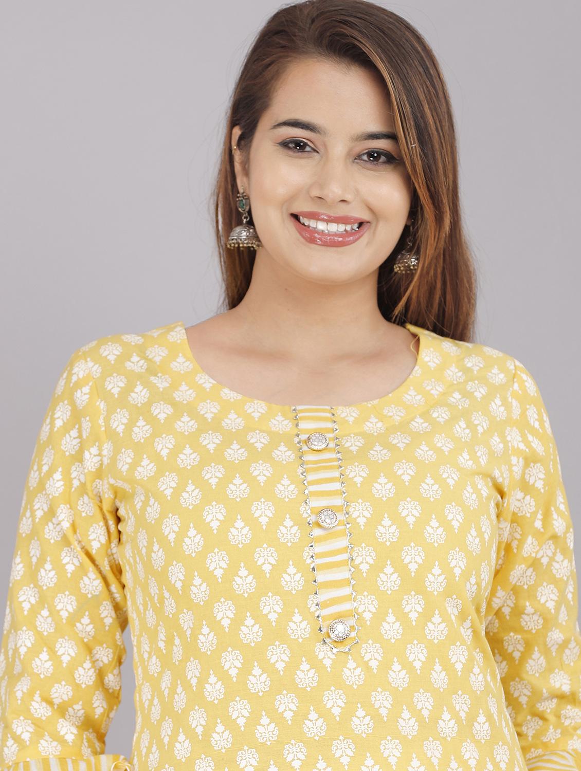 women round neck printed straight kurti - 21731157 - Standard Image - 4