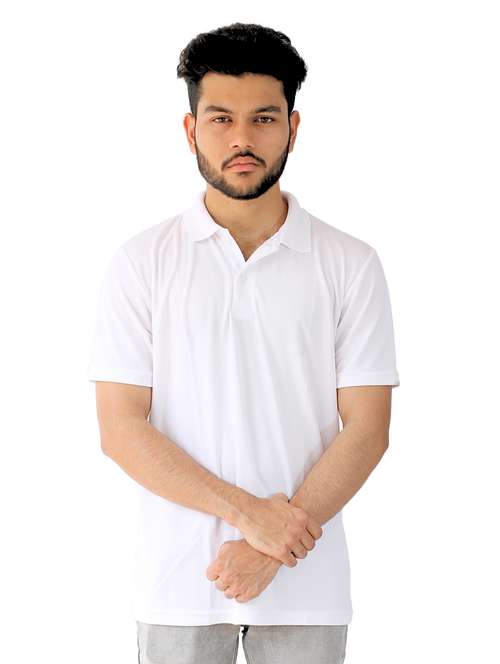 men solid short sleeves polo t-shirt - 21731224 -  Standard Image - 0