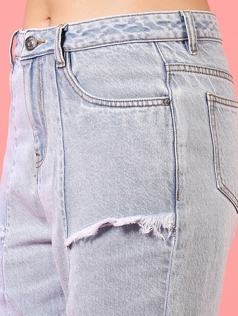women mid rise distressed jeans - 21731298 - Standard Image - 4