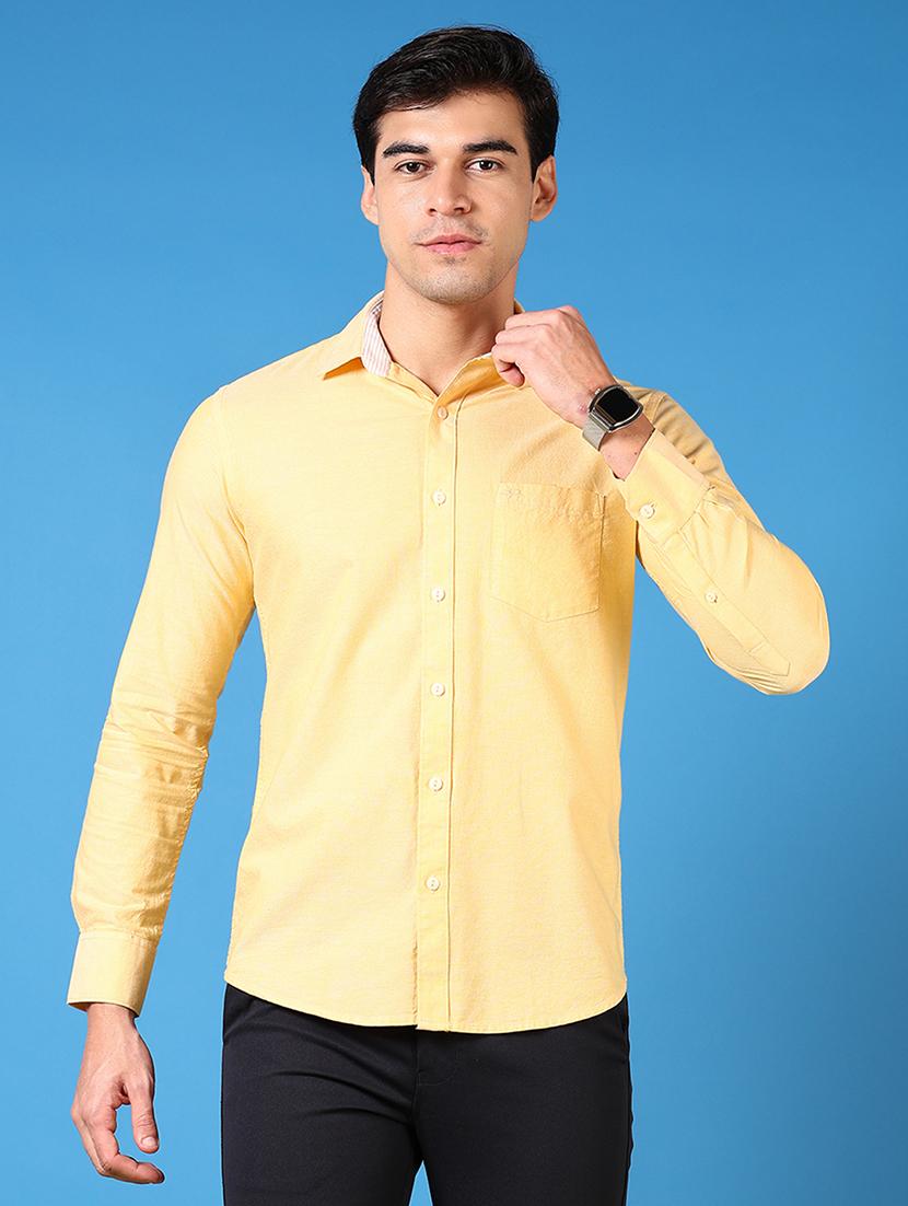 men long sleeves plain casual shirt - 21731369 - Zoom Image - 0