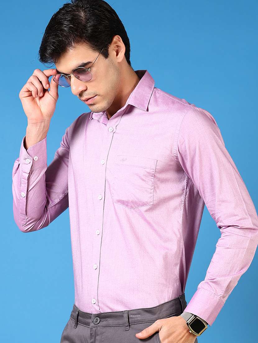 men long sleeves plain formal shirt - 21731403 -  Standard Image - 1