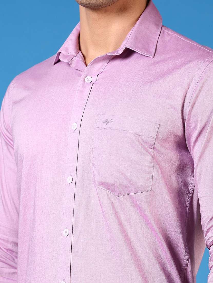 men long sleeves plain formal shirt - 21731403 -  Standard Image - 4