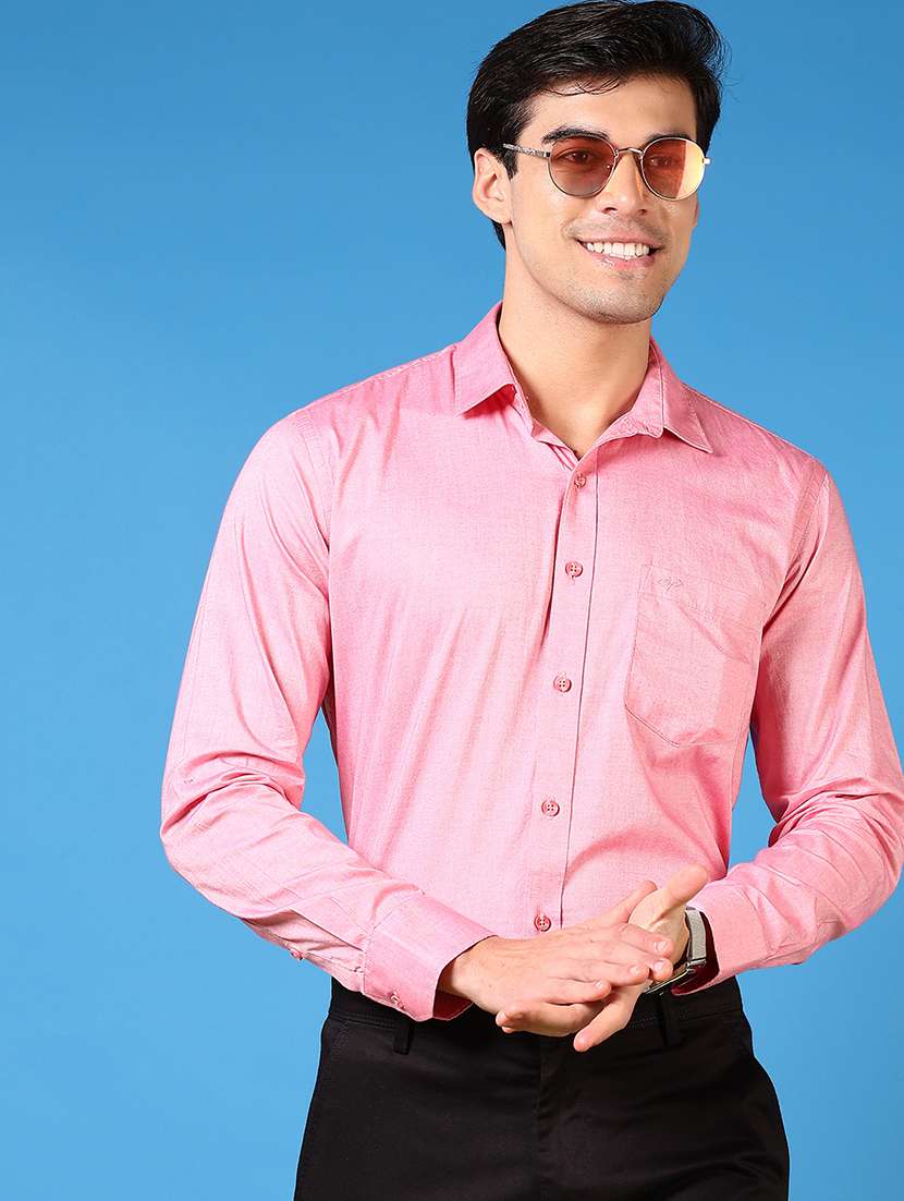 men long sleeves plain formal shirt - 21731408 -  Standard Image - 1