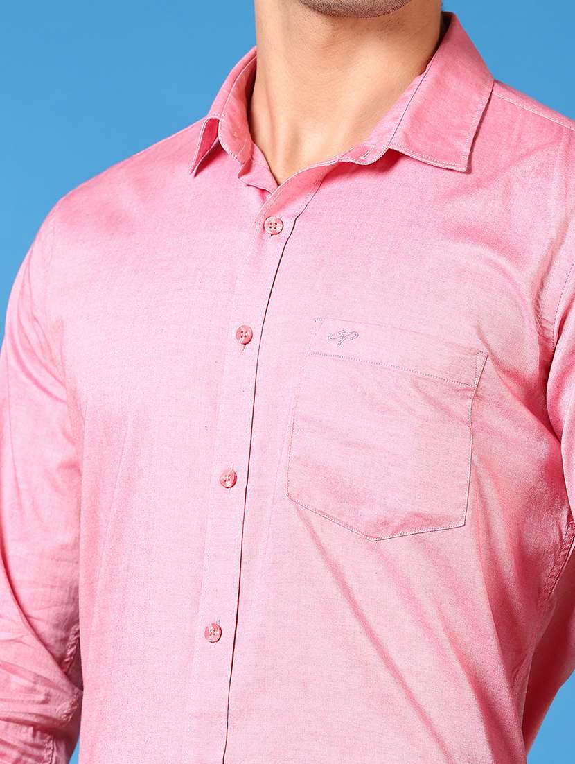 men long sleeves plain formal shirt - 21731408 -  Standard Image - 4