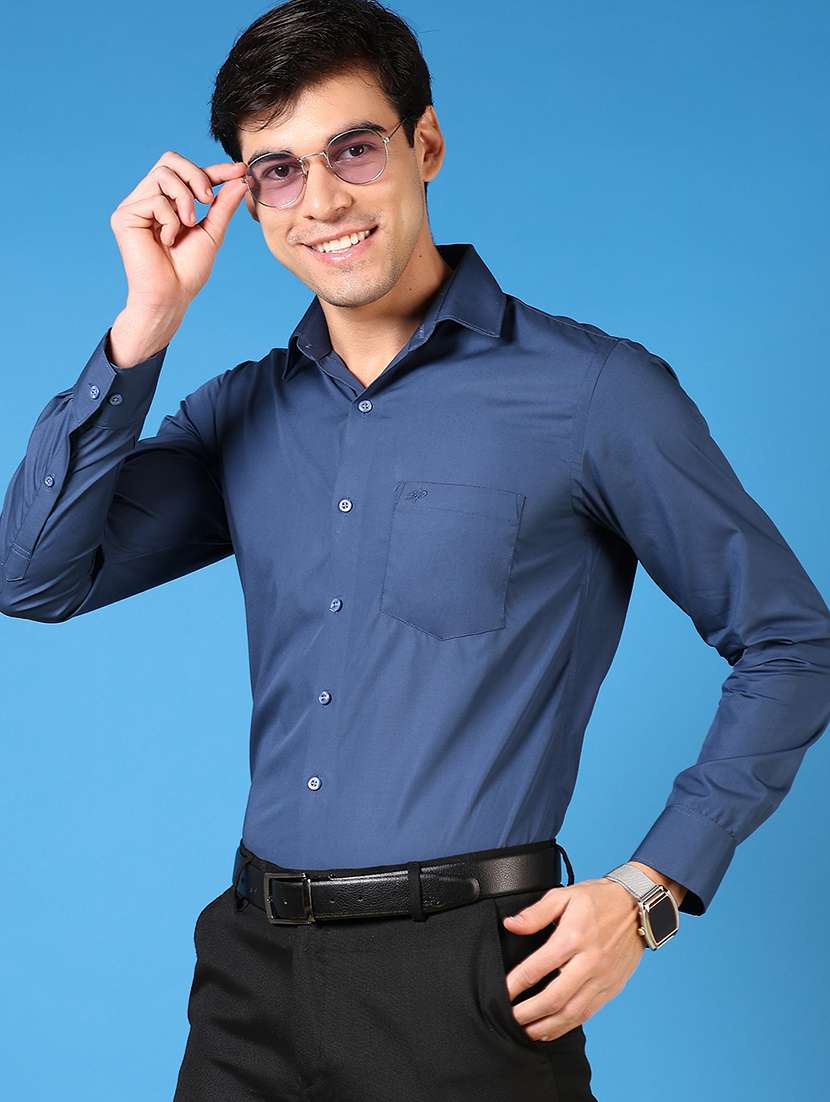 men long sleeves plain formal shirt - 21731413 -  Standard Image - 1