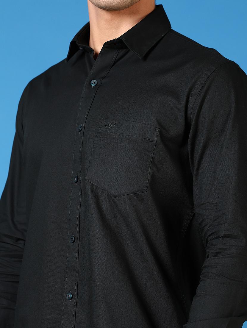 men long sleeves plain casual shirt - 21731417 - Standard Image - 4